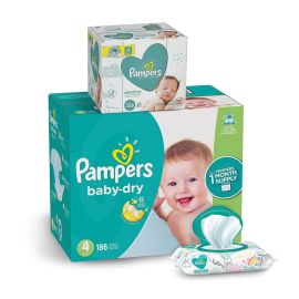 Pampers Baby-dry 1 month supply